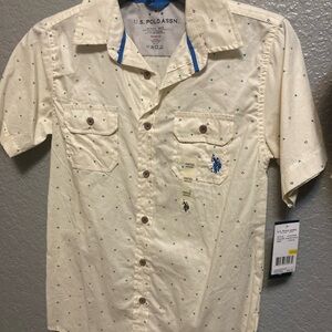 U.S. Polo Assn. Cream Men's Shirt